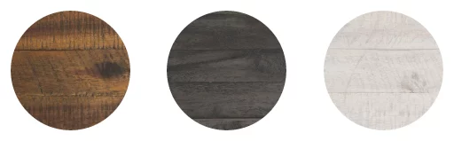3 hout kleuren akazia wit achtergrond